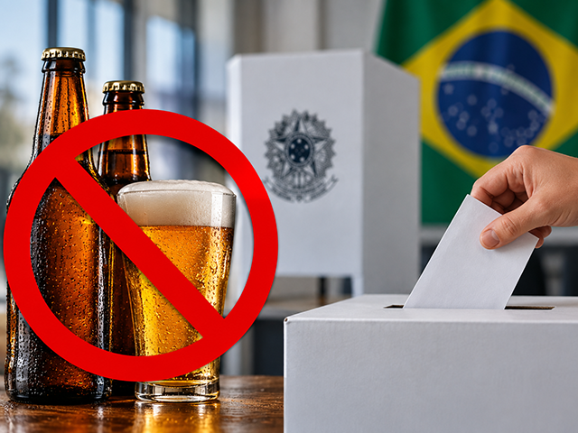 Venda de bebidas alcoólicas será proibida em MT durante votação de domingo